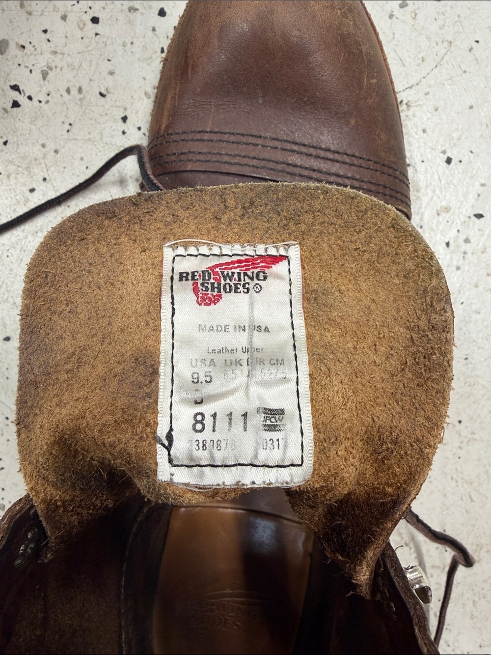 Red Wing Shoes Iron Ranger Brown Leather Lace-Up Cap-Toe Boots Size 9.5 - Picture 2 of 6